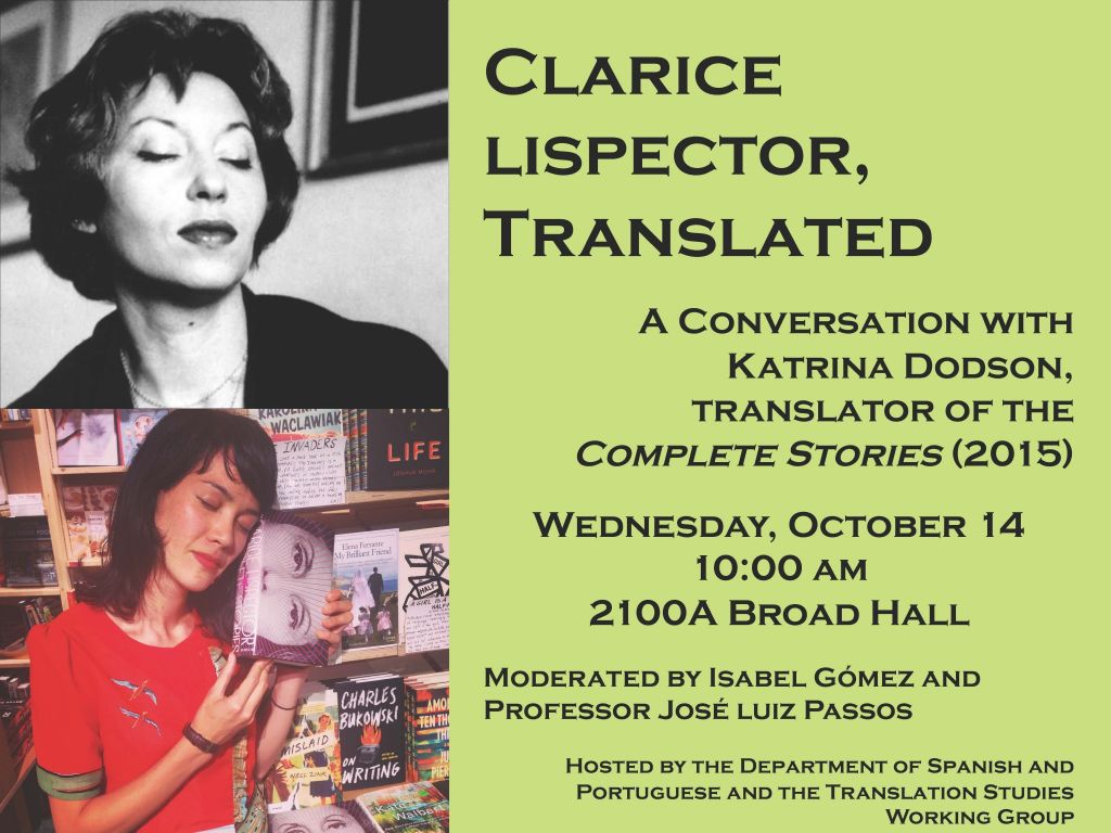 Clarice Translated Oct 14 Katrina Dodson Talk (1)