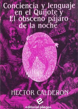 Conciencia y lenguaje en el Quijote y El obsceno pajaro de la noche book cover